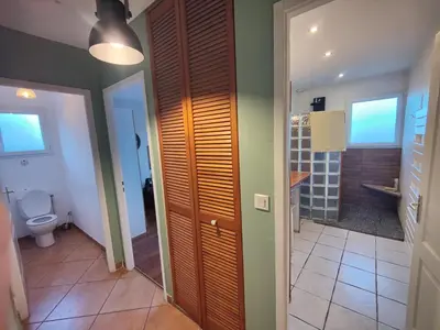 Salle de bains dans l'établissement La Suite Soleil