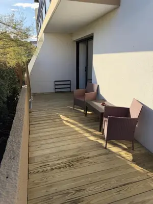 Balcon ou terrasse dans l'établissement Ocean Lodge Seignosse