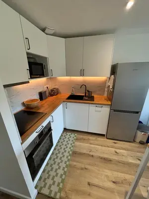 Cuisine ou kitchenette dans l'établissement Ocean Lodge Seignosse
