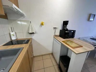 Cuisine ou kitchenette dans l'établissement Adour e vita