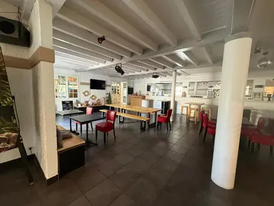 Télévision ou salle de divertissement dans l'établissement Mobil home Capbreton