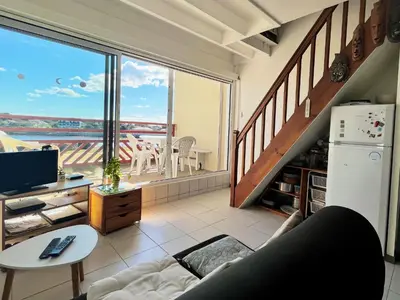 Balcon ou terrasse dans l'établissement Bleu Courant - T4 avec balcon vue courant