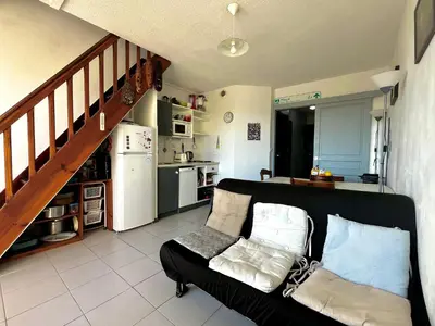 Cuisine ou kitchenette dans l'établissement Bleu Courant - T4 avec balcon vue courant