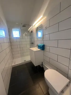 Salle de bains dans l'établissement Lovely studio perfect for couples close to beach