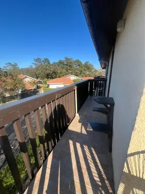 Balcon ou terrasse dans l'établissement Lovely studio perfect for couples close to beach