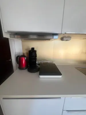 Cuisine ou kitchenette dans l'établissement Lovely studio perfect for couples close to beach