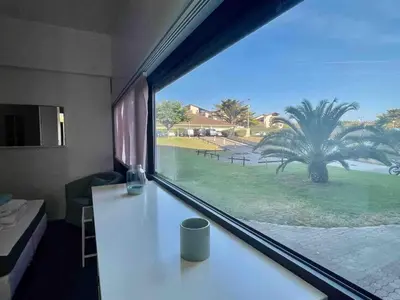 Balcon ou terrasse dans l'établissement Appartement Seignosse bord de plage