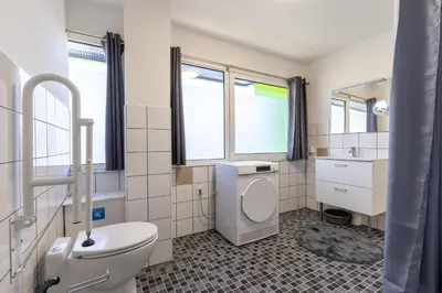 Salle de bains dans l'établissement L'îlot Narossais 1 - idéal curiste - clim - proche Dax
