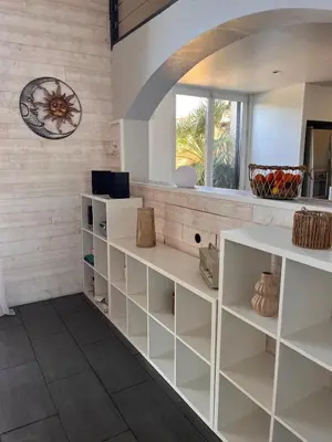 Cuisine ou kitchenette dans l'établissement Villa Mahloa