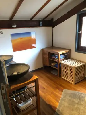 Coin salon dans l'établissement Vieux-Boucau - Maison entière 8 pers