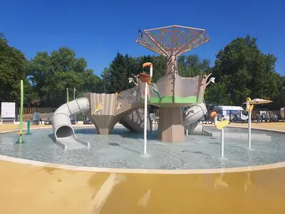 Piscine de l'établissement Mobil-home 4 personnes ou située à proximité