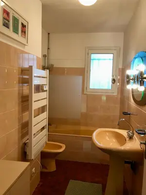Salle de bains dans l'établissement villa chêne liège