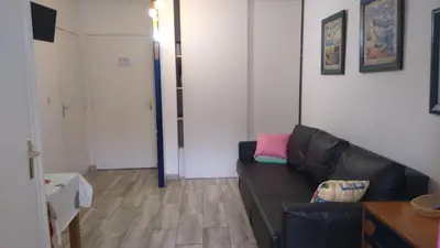 Coin salon dans l'établissement Appartement Vieux Boucau