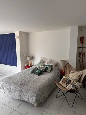 Un ou plusieurs lits dans un hébergement de l'établissement Modern Hossegor Oasis