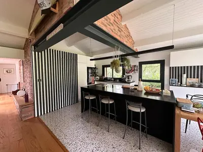 Cuisine ou kitchenette dans l'établissement Modern Hossegor Oasis