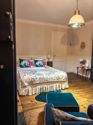 Un ou plusieurs lits dans un hébergement de l'établissement La Maison d'Augustin