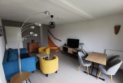 Télévision ou salle de divertissement dans l'établissement maison sur le bassin d'Arcachon