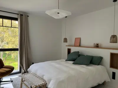Un ou plusieurs lits dans un hébergement de l'établissement Villa Lombardière