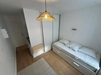 Un ou plusieurs lits dans un hébergement de l'établissement Studio refait à neuf, lumineux - 131
