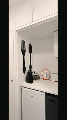 Cuisine ou kitchenette dans l'établissement Studio seagulls
