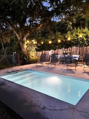 Piscine de l'établissement Modern Villa Close to Beach ou située à proximité