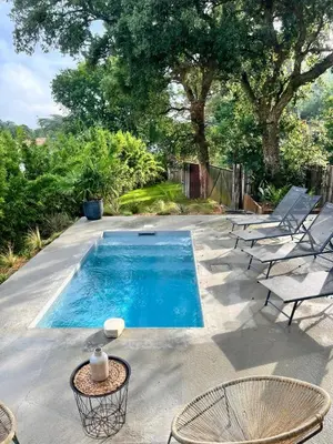 Piscine de l'établissement Modern Villa Close to Beach ou située à proximité