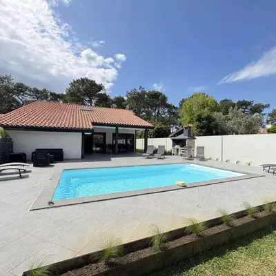 Villa d'exception avec piscine chauffée proche océan à Biscarrosse Plage - FR-1-831-8