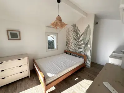 Un ou plusieurs lits dans un hébergement de l'établissement Belle Villa 5 pièces, 3 chambres