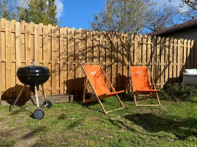 Jardin de l'établissement Paisible Studio avec jardin Bassin Arcachon