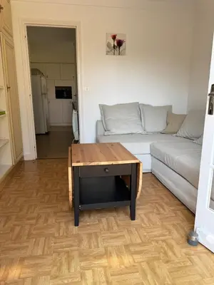 Coin salon dans l'établissement Appartement Luisa , à 10 minutes des plages