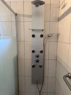 Salle de bains dans l'établissement La Casita, à 10 minutes de la plage