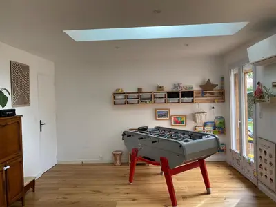 Tennis de table au sein de l'établissement Maison familiale Tarnos, 4 chambres, jacuzzi ou à proximité