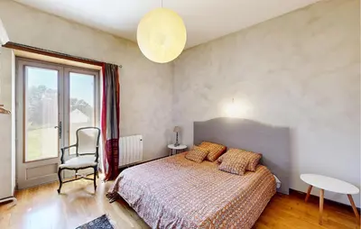 Un ou plusieurs lits dans un hébergement de l'établissement Beautiful Home In Ossages