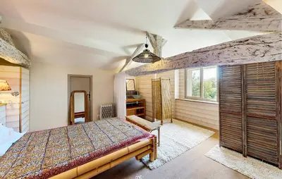 Un ou plusieurs lits dans un hébergement de l'établissement Beautiful Home In Ossages