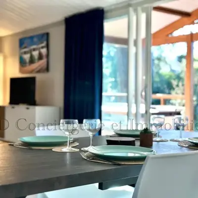 Chalet en bord de plage