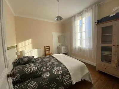 Un ou plusieurs lits dans un hébergement de l'établissement Maison familiale à 200m de la plage