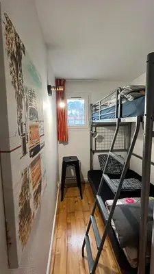 Un ou plusieurs lits dans un hébergement de l'établissement Capbreton, Hossegor, beautiful apartment with pool