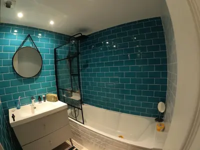 Salle de bains dans l'établissement Capbreton, Hossegor, beautiful apartment with pool