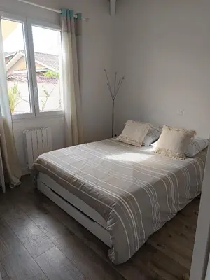Un ou plusieurs lits dans un hébergement de l'établissement Maison proche du Bassin d'Arcachon
