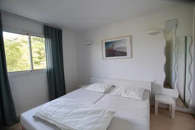 Un ou plusieurs lits dans un hébergement de l'établissement Appartement n 24 pour 4 à 6 personnes plages à pied