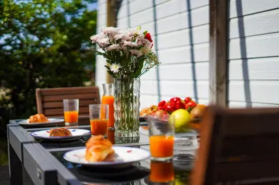 Nourriture dans la maison de vacances ou à proximité
