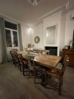 Coin salon dans l'établissement Maison chaleureuse Bassin d Arcachon