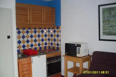 Cuisine ou kitchenette dans l'établissement Appartement 4 personnes Seignosse Océan