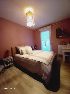 Un ou plusieurs lits dans un hébergement de l'établissement Appartement T2 Capbreton - Jardinet - Terrasse - Parking couvert