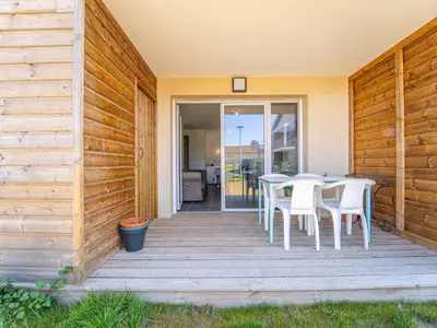 Plan de l'établissement Appartement T3 neuf à Mimizan, 4 pers, proche centre, jardinet, parking inclus - FR-1-50-173