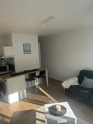Cuisine ou kitchenette dans l'établissement Appartement T2