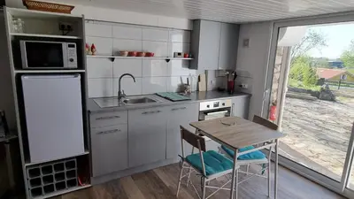 Cuisine ou kitchenette dans l'établissement Villa MIRENSOU
