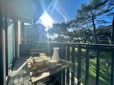 Balcon ou terrasse dans l'établissement Douce brise proche océan