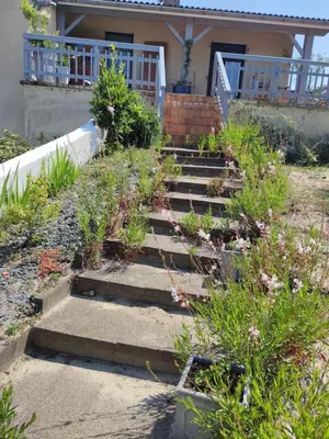 Jardin de l'établissement L'appartement Verdalle, proche de la plage de La Hume