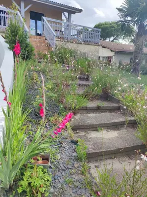 Jardin de l'établissement L'appartement Verdalle, proche de la plage de La Hume